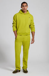 Men's yellow oversized cotton sweatshirt - Full Price | Bikkembergs