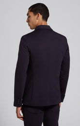 Giacca blazer uomo in misto viscosa nera - BLACK IRIS | Bikkembergs