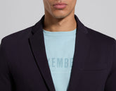 Giacca blazer uomo in misto viscosa nera - BLACK IRIS | Bikkembergs
