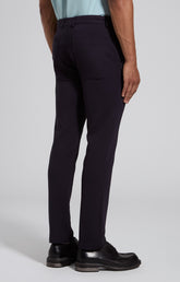 Pantaloni uomo misto cotone nero Punto Milano - BLACK IRIS | Bikkembergs