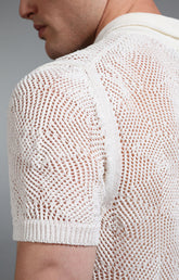 Polo uomo in maglia - WHITE | Bikkembergs