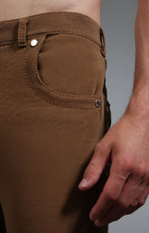 Men's knitted jeans - BROWN | Bikkembergs