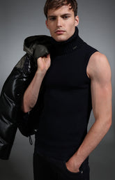 Men's sleeveless turtleneck - Full Price | Bikkembergs