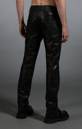 Men's black leather jeans - Full Price | Bikkembergs