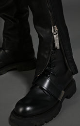 Men's black leather jeans - Full Price | Bikkembergs