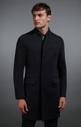 Men's navy coat - Full Price | Bikkembergs