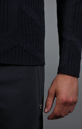 Men's navy sweater - Full Price | Bikkembergs