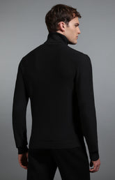Men's dark grey turtleneck sweater - Full Price | Bikkembergs