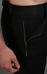 Men's black trousers with zip pockets - Full Price | Bikkembergs
