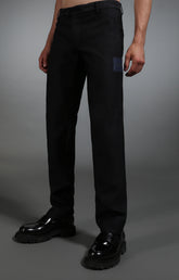 Men's trousers in navy blue fabric - Full Price | Bikkembergs