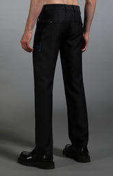 Men's trousers in navy blue fabric - Full Price | Bikkembergs