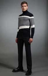 Men's trousers in navy blue fabric - Full Price | Bikkembergs