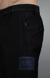 Men's trousers in navy blue fabric - Full Price | Bikkembergs