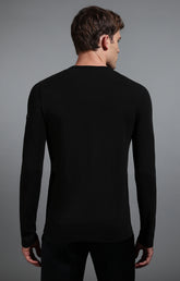 Men's black long sleeve t-shirt - Full Price | Bikkembergs