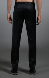Men's navy satin trousers - Full Price | Bikkembergs