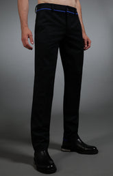 Men's navy trousers with blue accents - Full Price | Bikkembergs