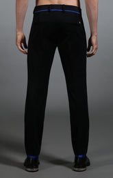 Men's navy trousers with blue accents - Full Price | Bikkembergs