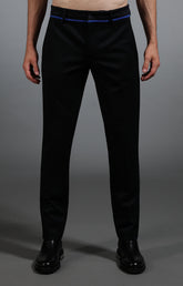 Men's navy trousers with blue accents - Full Price | Bikkembergs
