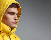 Men's sleeveless yellow down jacket - Full Price | Bikkembergs