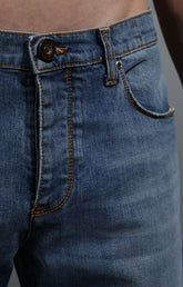 Men's washed denim jeans - Full Price | Bikkembergs