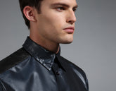Men's navy short sleeved shirt - Full Price | Bikkembergs