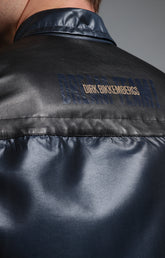 Men's navy short sleeved shirt - Full Price | Bikkembergs