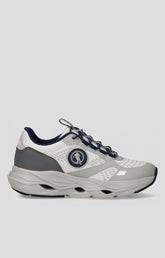 Low-top grey sneaker for Boys with front lacing and a sporty design - Full Price | Bikkembergs