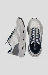 Low-top grey sneaker for Junior with front lacing and a sporty design - Full Price | Bikkembergs