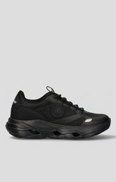 Sneaker bassa nera da bambino con allacciatura frontale e design sportivo - Bambino | Bikkembergs