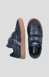 Low-top blue sneaker for Boys with practical Velcro closure, ideal for everyday wear - Full Price | Bikkembergs