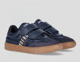 Low-top blue sneaker for Junior with practical Velcro closure, ideal for everyday wear - Full Price | Bikkembergs