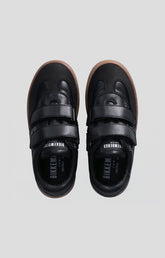 Low-top black sneaker for Boys with Velcro closure and contrasting details - Full Price | Bikkembergs