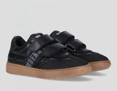 Low-top black sneaker for Junior with Velcro closure and contrasting details - Full Price | Bikkembergs