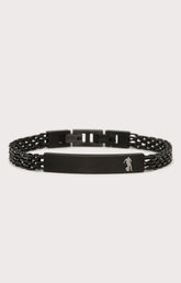 Men's bracelet with Milanese mesh and diamond - Full Price | Bikkembergs