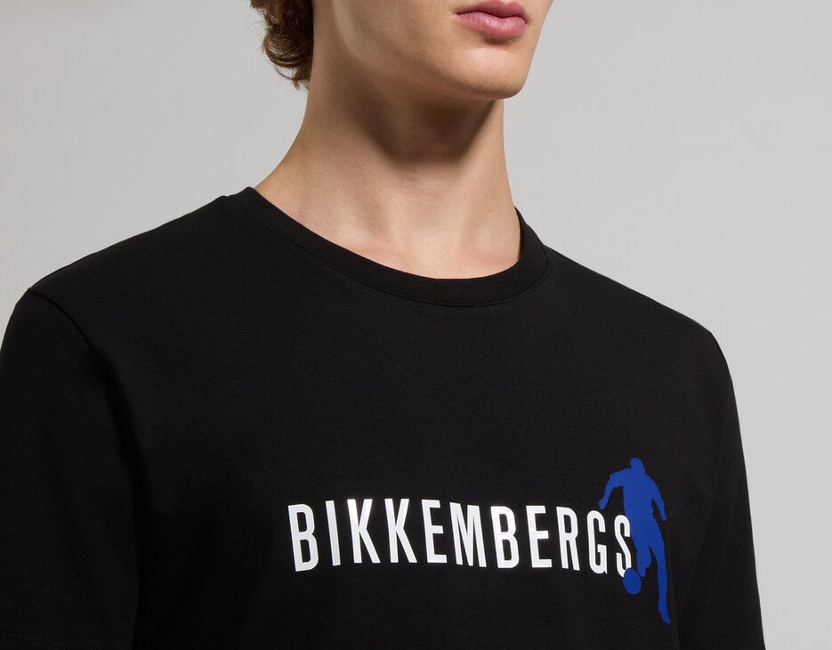 Slim fit men’s T-shirt, BLACK Slim fit men’s T-shirt, BLACK, hi-res-1