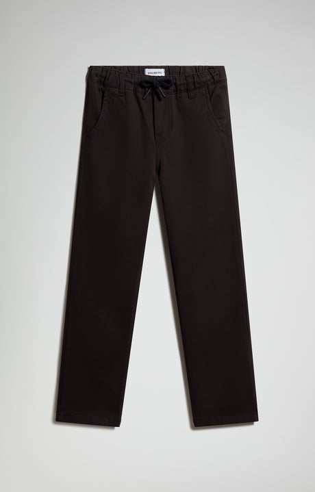 Junior's chino pants, BLACK Junior's chino pants, BLACK, hi-res-1