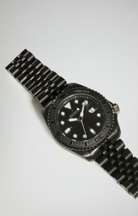 Football men's watch, BLACK/BLACK/BLACK/BLACK Football men's watch, BLACK/BLACK/BLACK/BLACK, hi-res-1