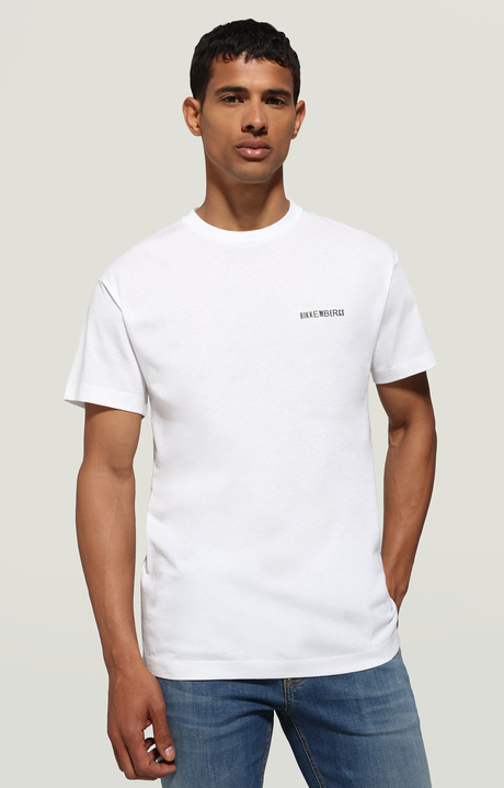 T-shirt uomo stampata, OPTICAL WHITE, hi-res-1