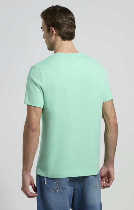Men's tonal print T-shirt, CABBAGE, hi-res-1