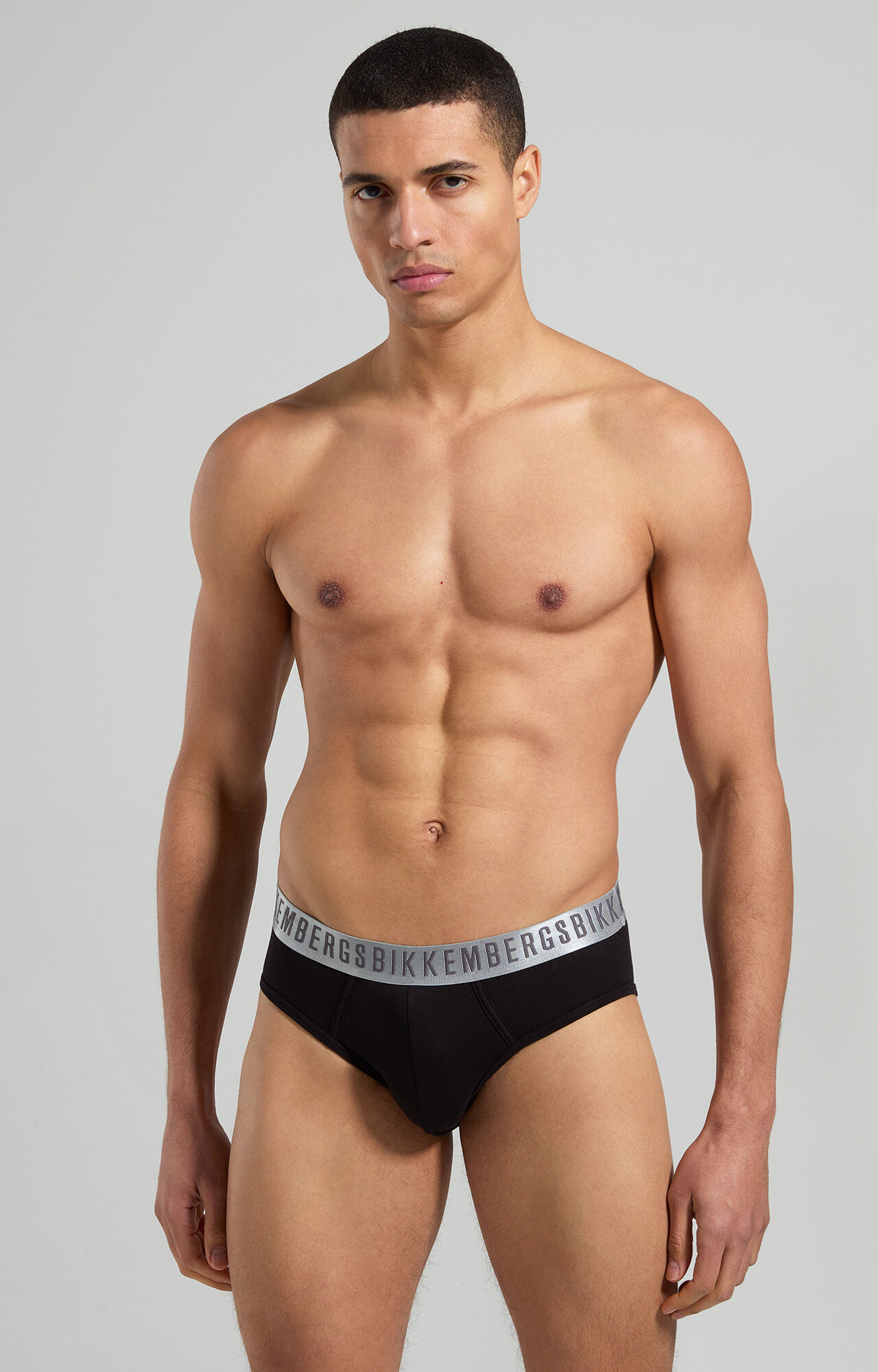 dirk bikkembergs 2-pack silver men's briefs