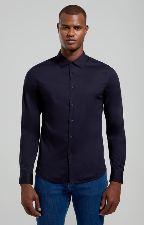 Slim fit men’s shirt, BLACK IRIS Slim fit men’s shirt, BLACK IRIS, hi-res-1