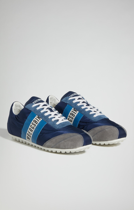 Men&rsquo;s Soccer multimaterial sneakers, NAVY/BIRD, hi-res-1