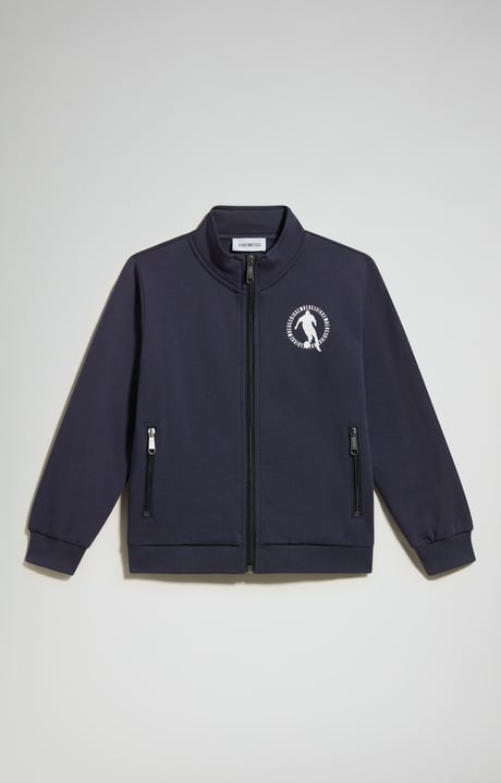 Junior fleece jacket, NAVY Junior fleece jacket, NAVY, hi-res-1