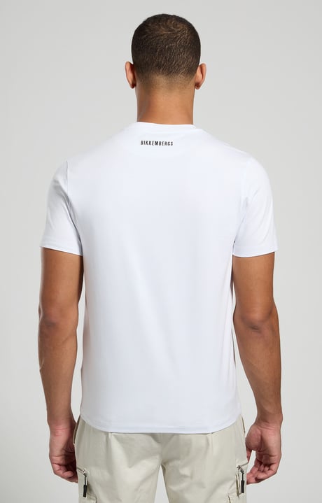 Slim fit men's shirt, WHITE, hi-res-1
