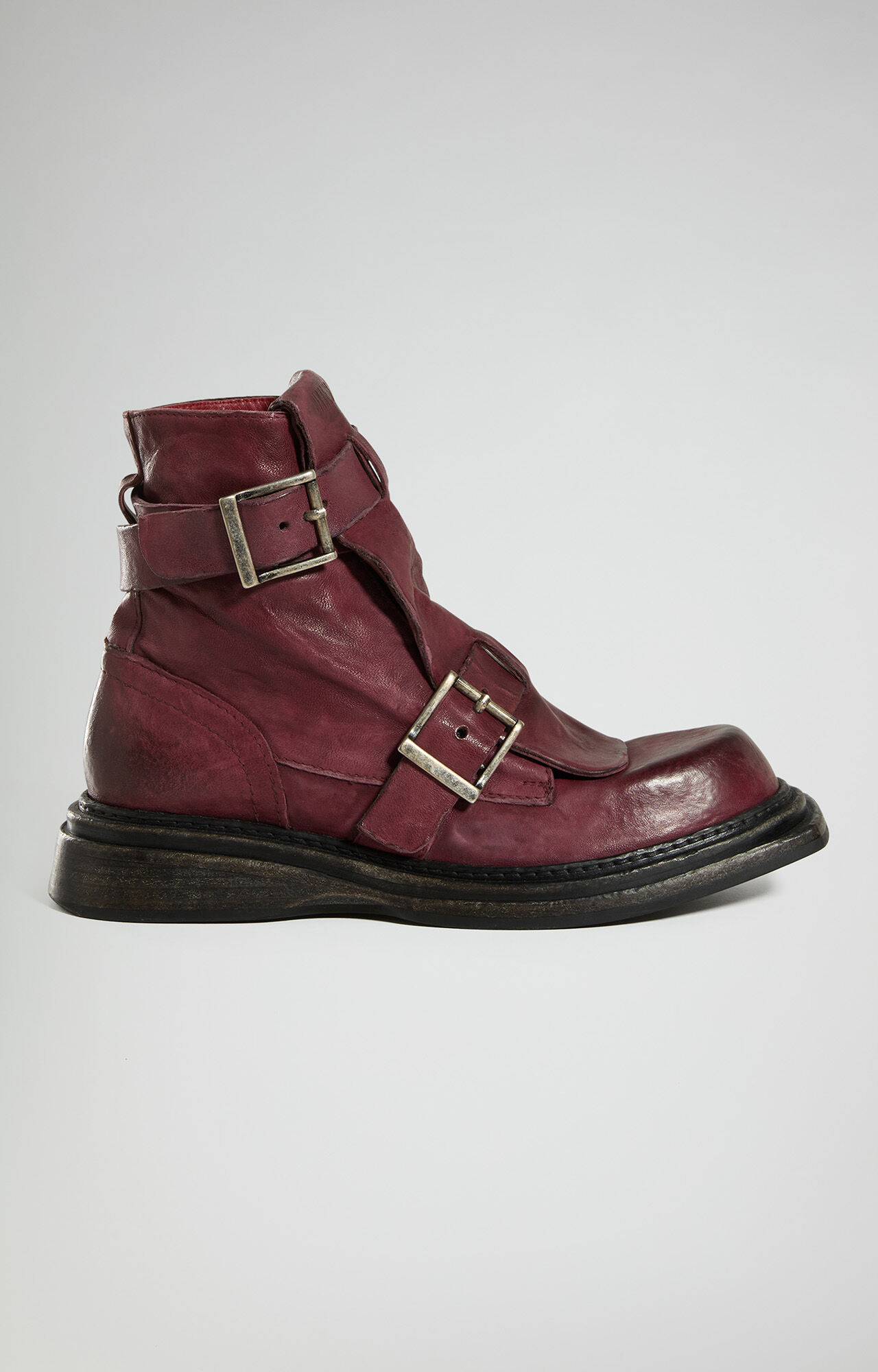 靴 Dirkbikkembergs Dirk Bikkembergs black boots with black elastic and metal