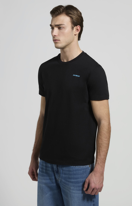 Men's back-print T-shirt, BLACK, hi-res-1