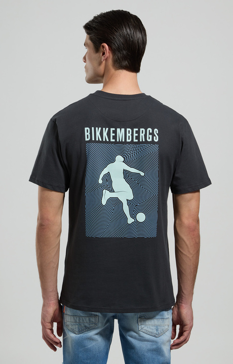 Men's T-shirt with back print, PIRATE BLACK Men's T-shirt with back print, PIRATE BLACK, hi-res-1