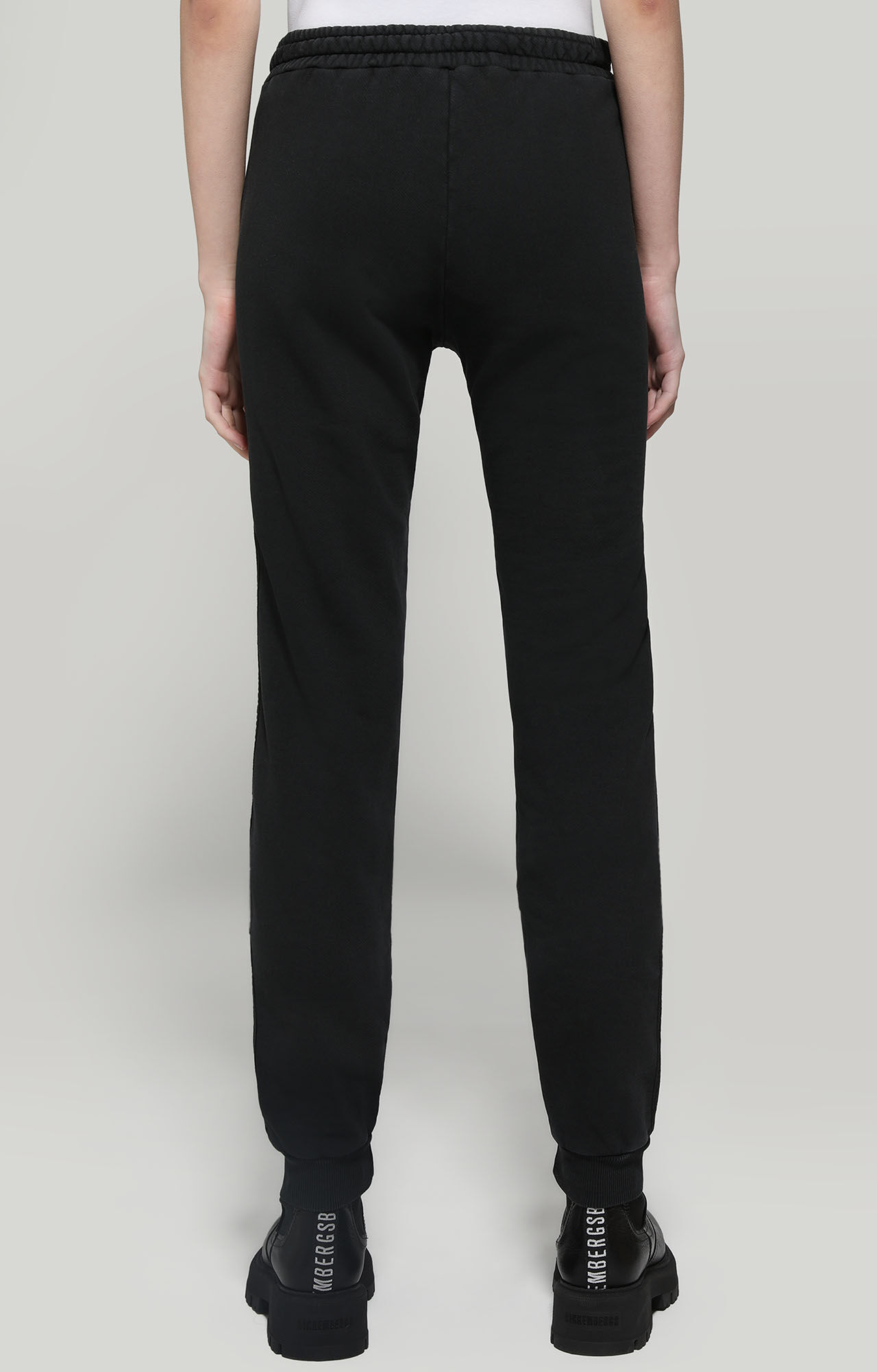 Black Women's joggers - garment dyed | Bikkembergs