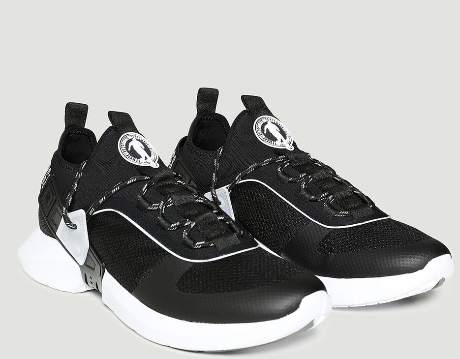 Men's sneakers Greg with appliques, BLACK Men's sneakers Greg with appliques, BLACK, hi-res-1