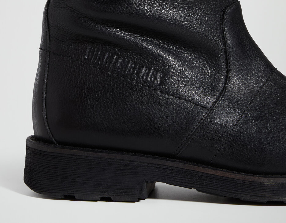 Women's Vintage W mid-calf boots, BLACK, hi-res-1